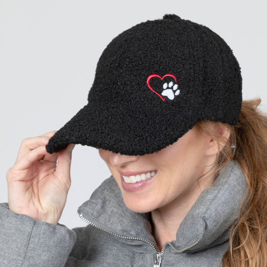 Paw & Heart Warm Baseball Hat