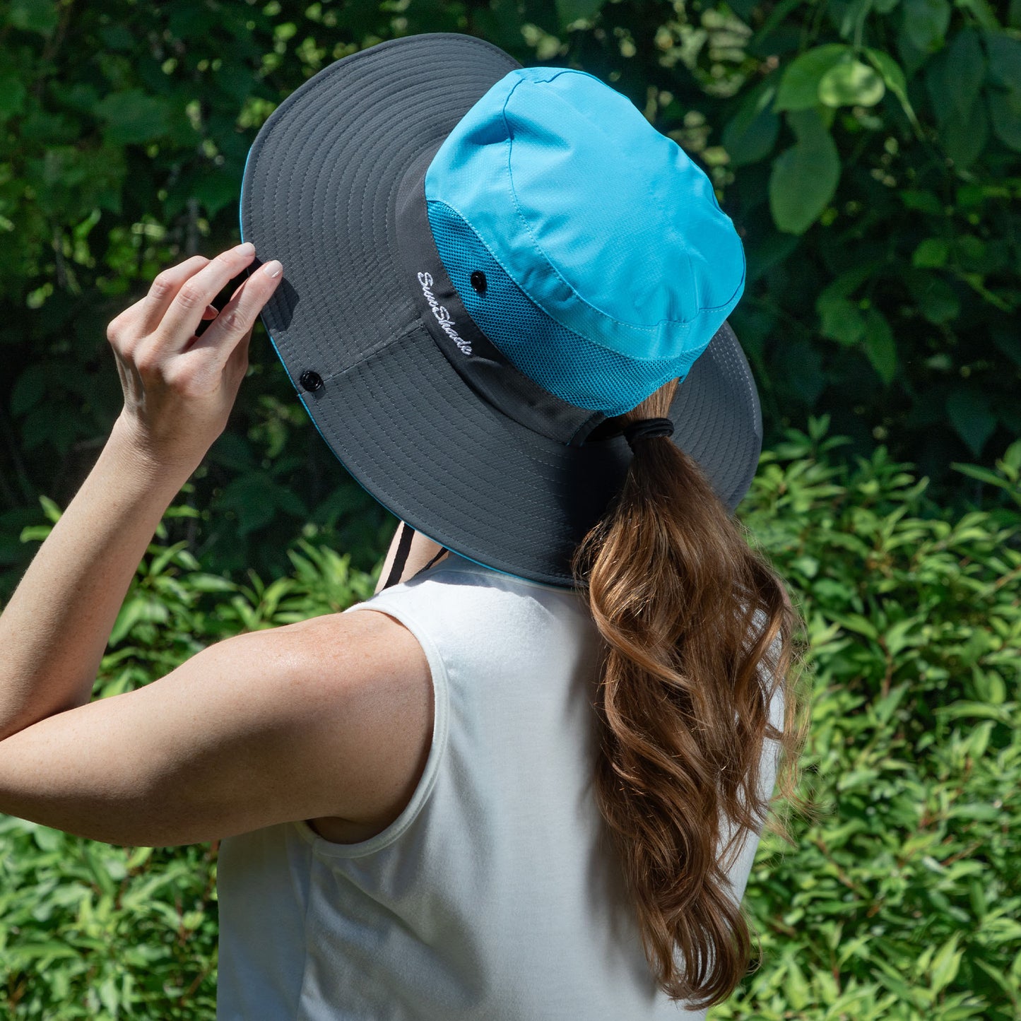 Breathable Sun Hat With Ponytail Hole