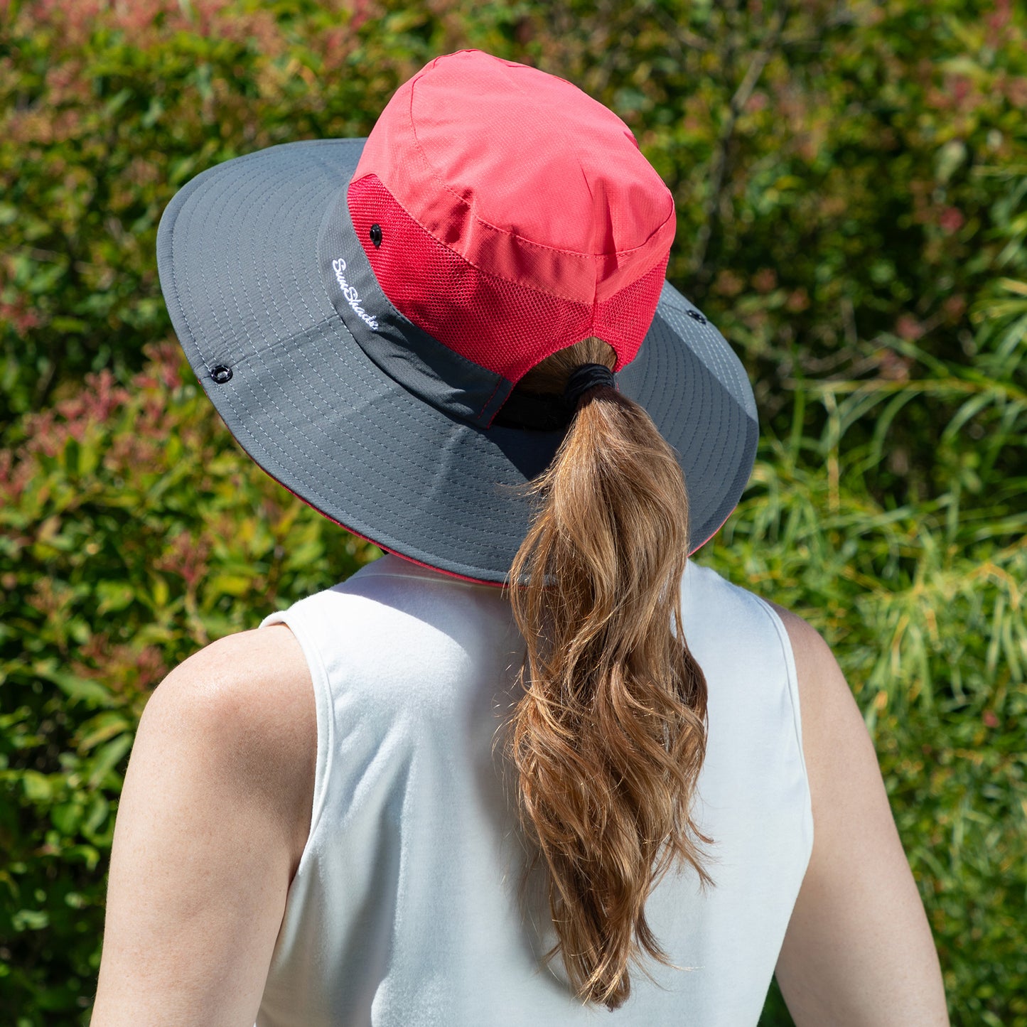 Breathable Sun Hat With Ponytail Hole