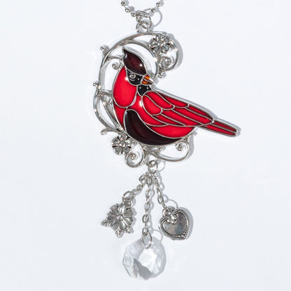 Colorful Animal Sun Catcher Faux Stained Glass Car Charm Decoration