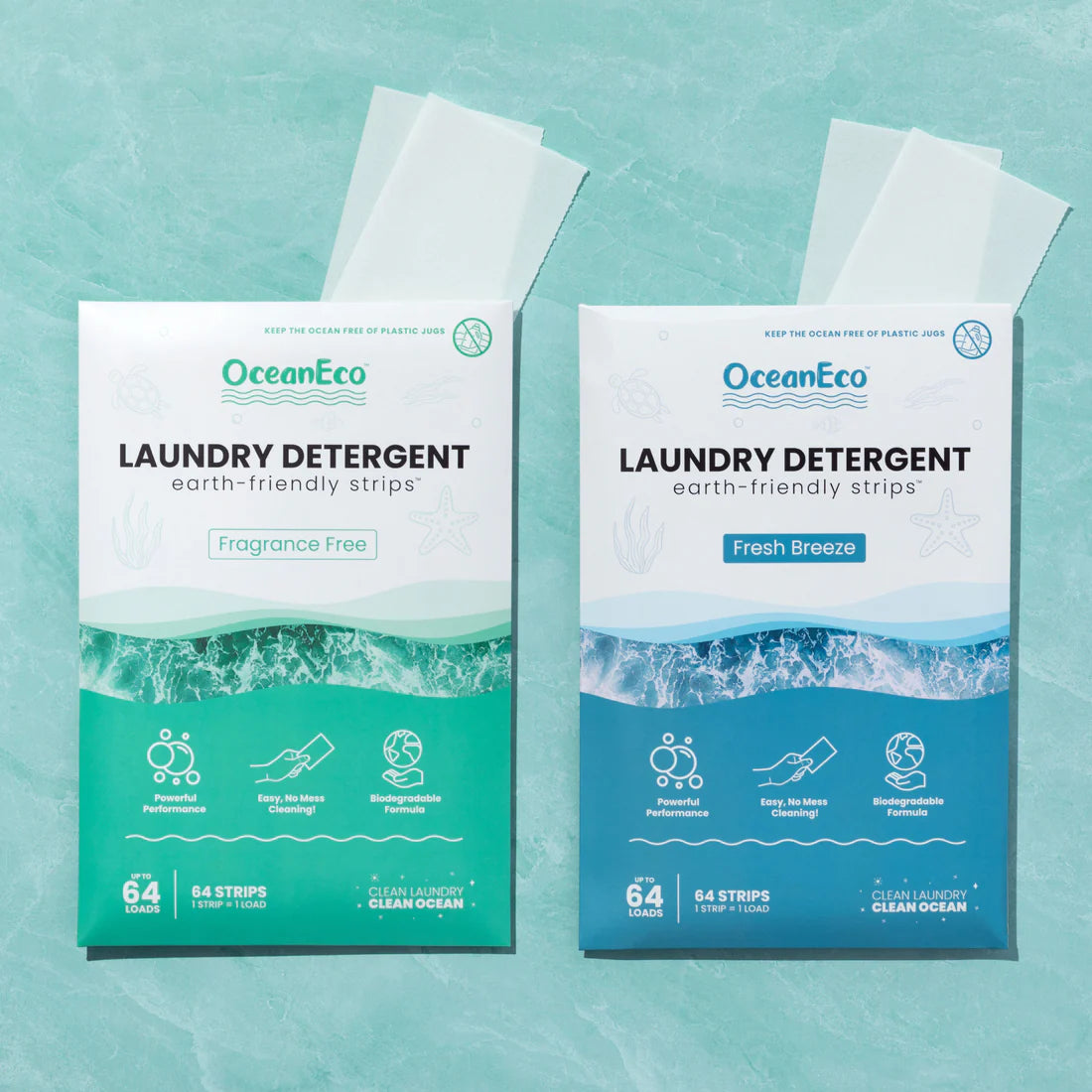 OceanEco&trade; Earth-Friendly Laundry Detergent Strips