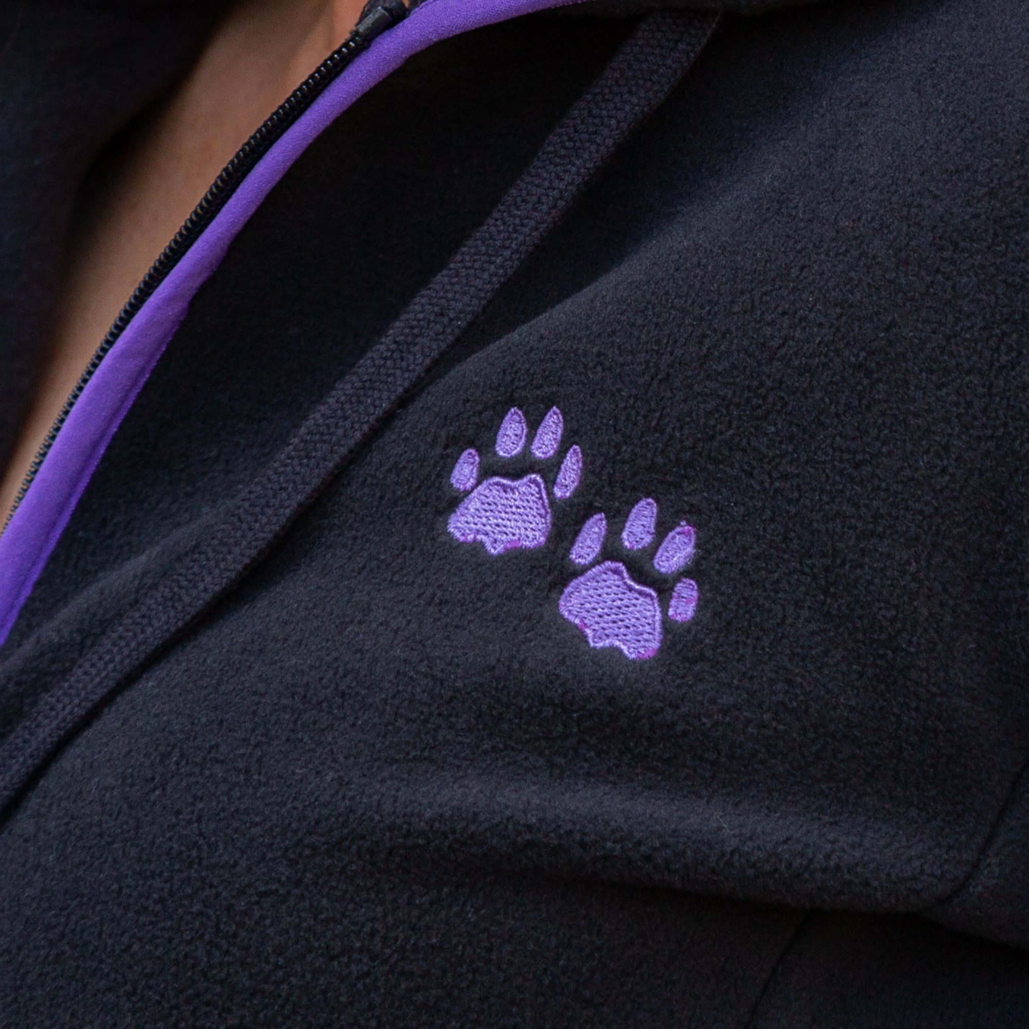 Jack wolfskin paw print fleece hotsell