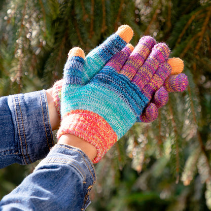 Rainbow Delight Touch Screen Gloves