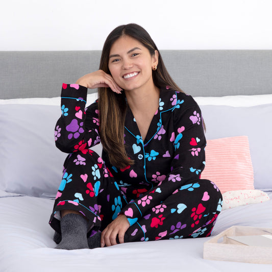 Loving Paws Flannel Pajama Set