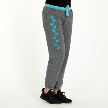 Walking Paws Burnout Sweatpants with Pockets