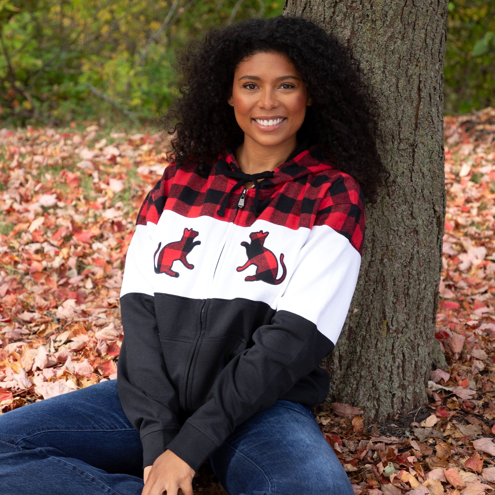 Yarn Paw Print Hoodie Dress