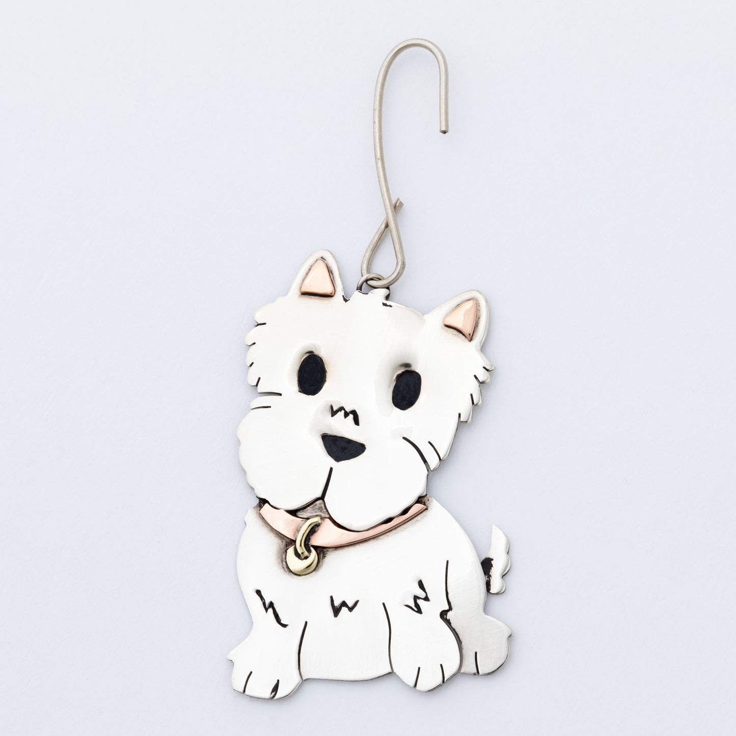 Dog Breed Mixed Metal Ornament | Handmade, Fair Trade