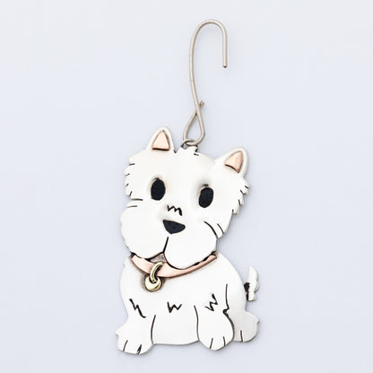 Dog Breed Mixed Metal Ornament | Handmade, Fair Trade