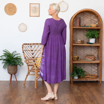 Free Flowing Midi Dress | Handmade, Fair Trade