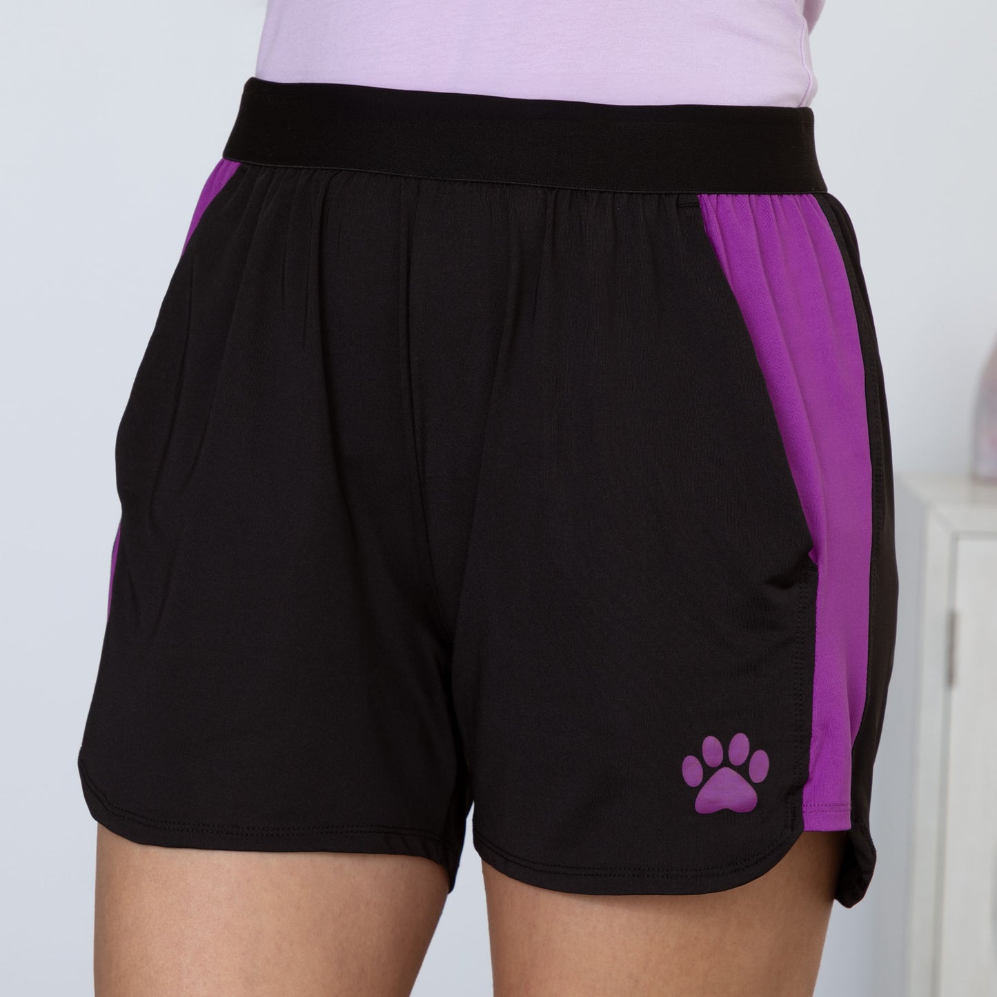 Quick Dry Paw Print Shorts