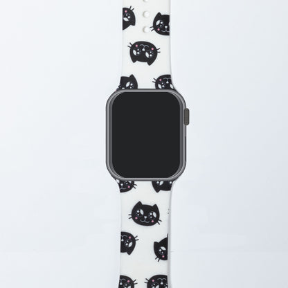 Patterned Silicone Apple Watch Band 38mm/40mm/41mm 42mm/44mm