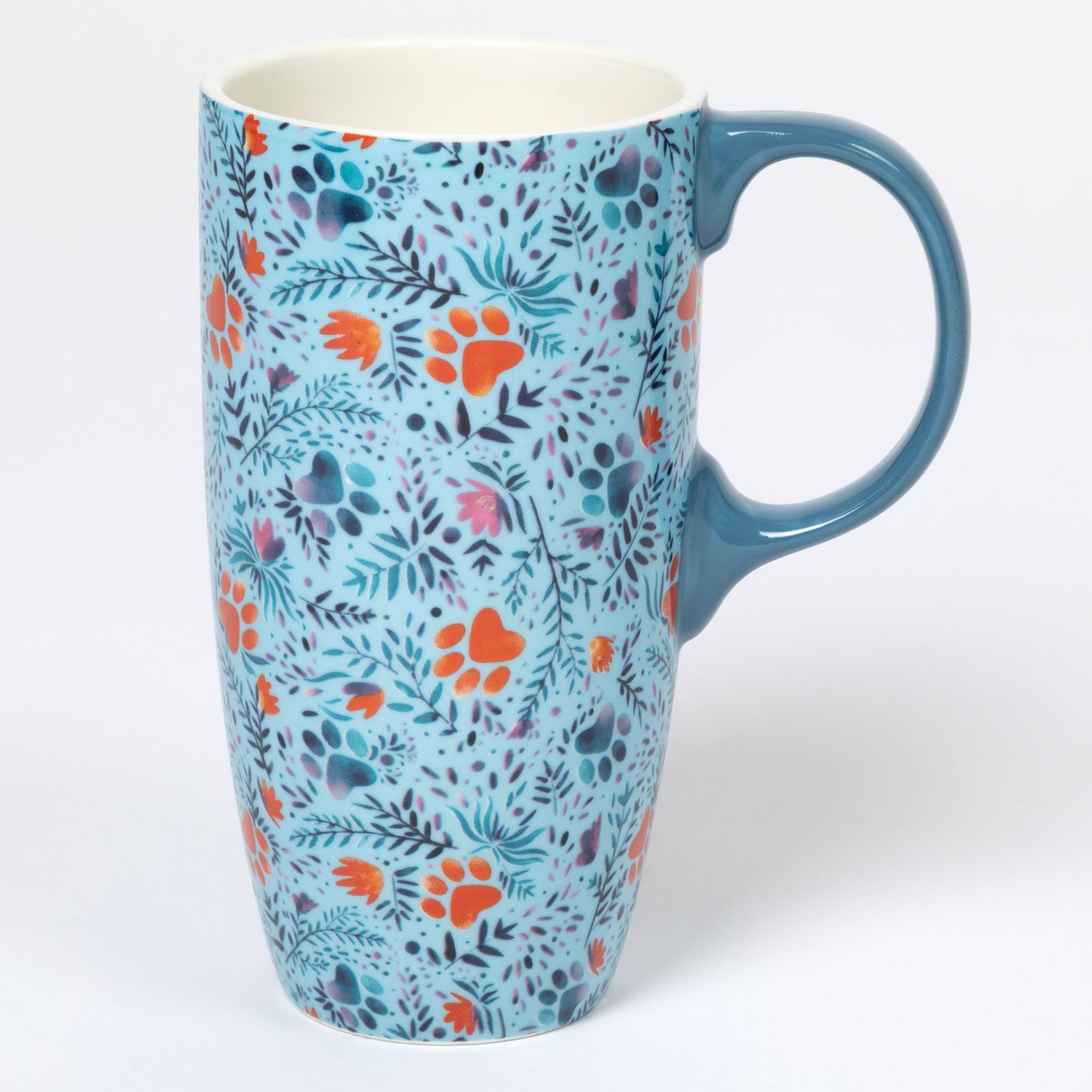 Paws & Prints Tall Ceramic Mug