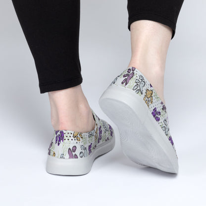 Paw Print Lightweight Slip-On Shoes