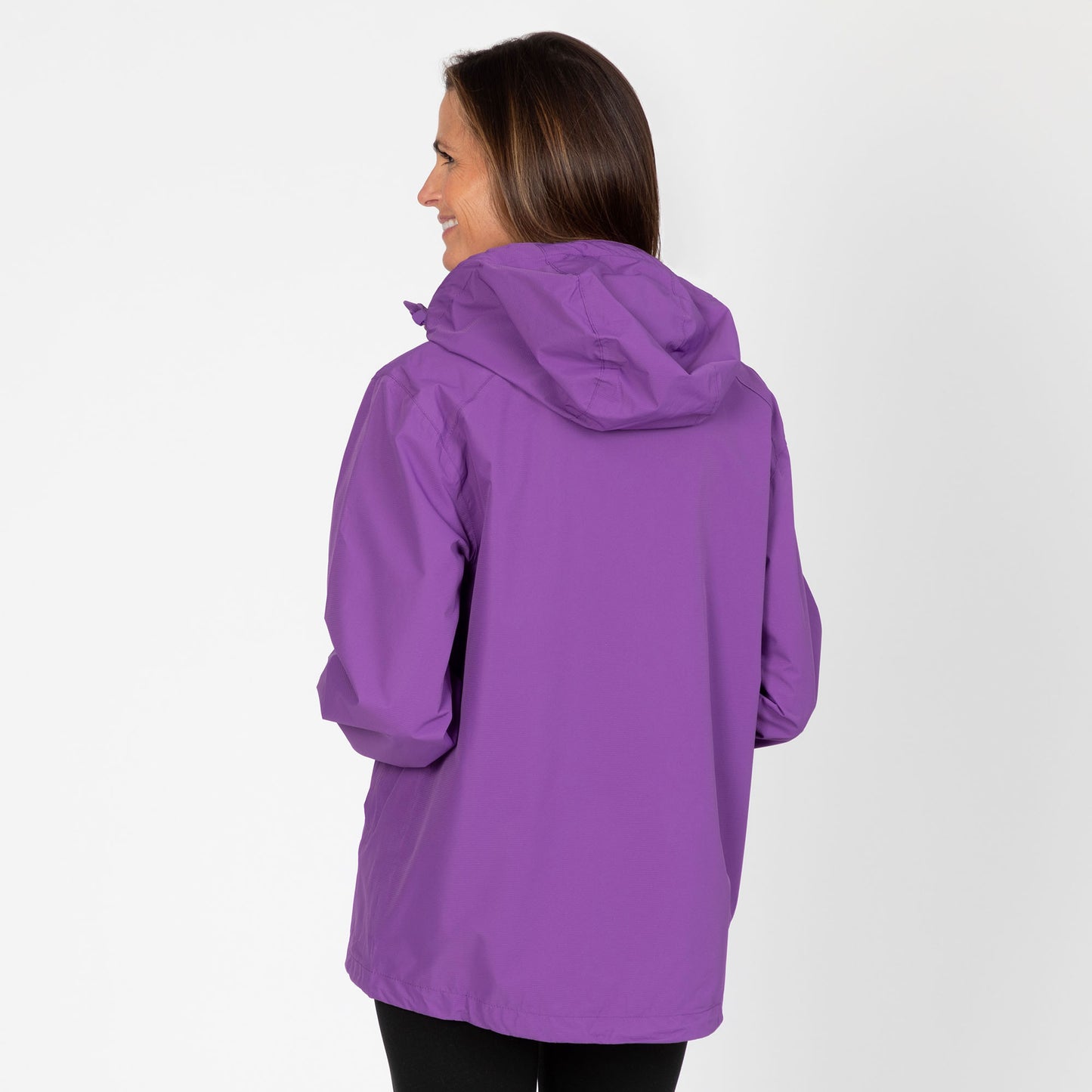 Reflective Paw Print Rain Jacket with Zippered Pockets