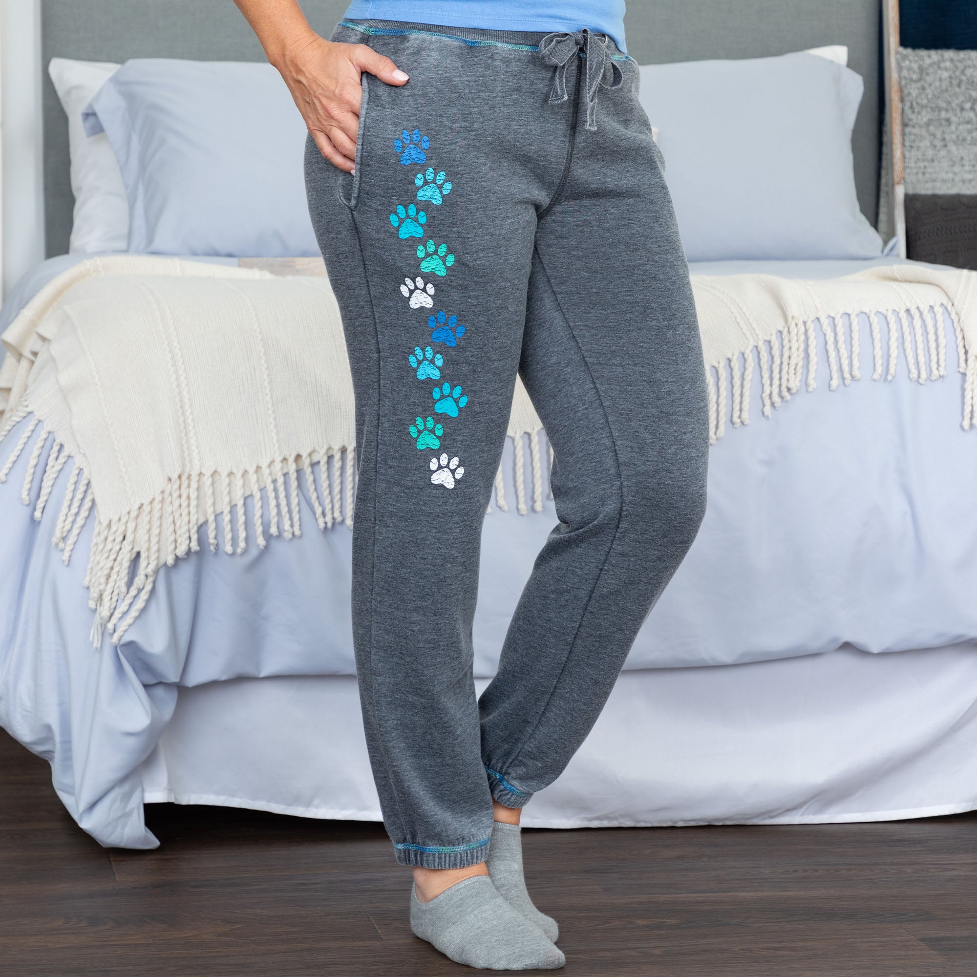 Paw shops print yoga pants