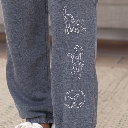 Playful Pets Burnout Sweatpants