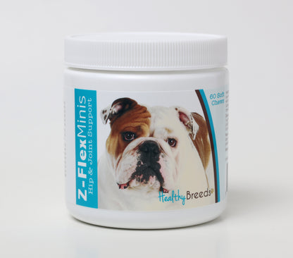 Healthy Breeds Z-Flex Minis Hip & Joint Support Soft Chews - 60 Count