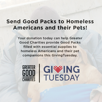 GivingTuesday: Send Good Packs to Homeless Americans and their Pets