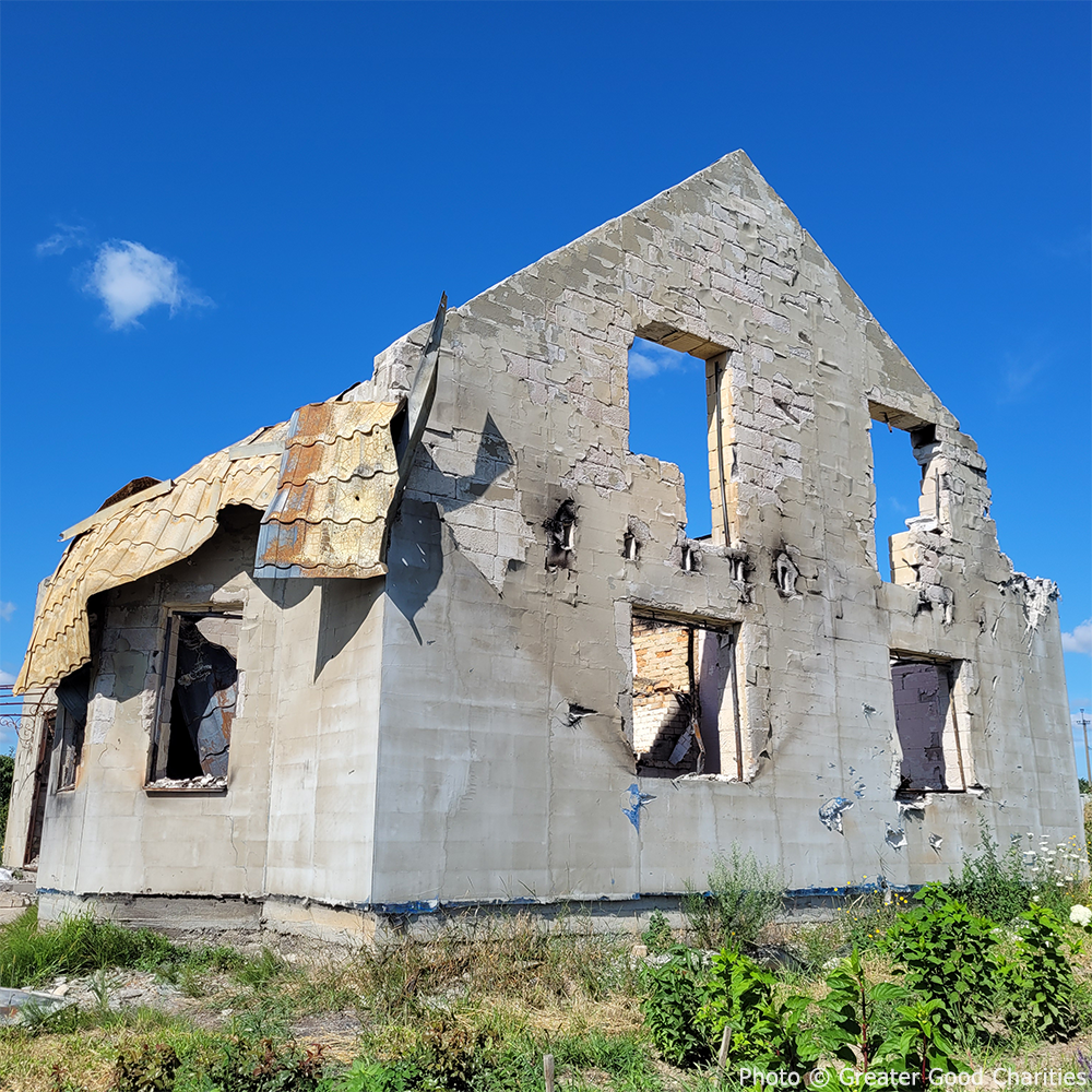 Rebuilding After Missile Strike Damage - Ukrainian Families Need Your Help