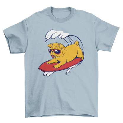 Surf's Up Pug T-Shirt