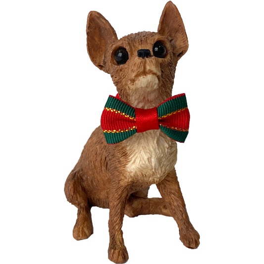 Tan Chihuahua Christmas Ornament