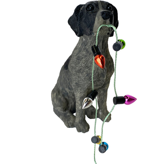 Sitting German Shorthaired Pointer Christmas Ornament