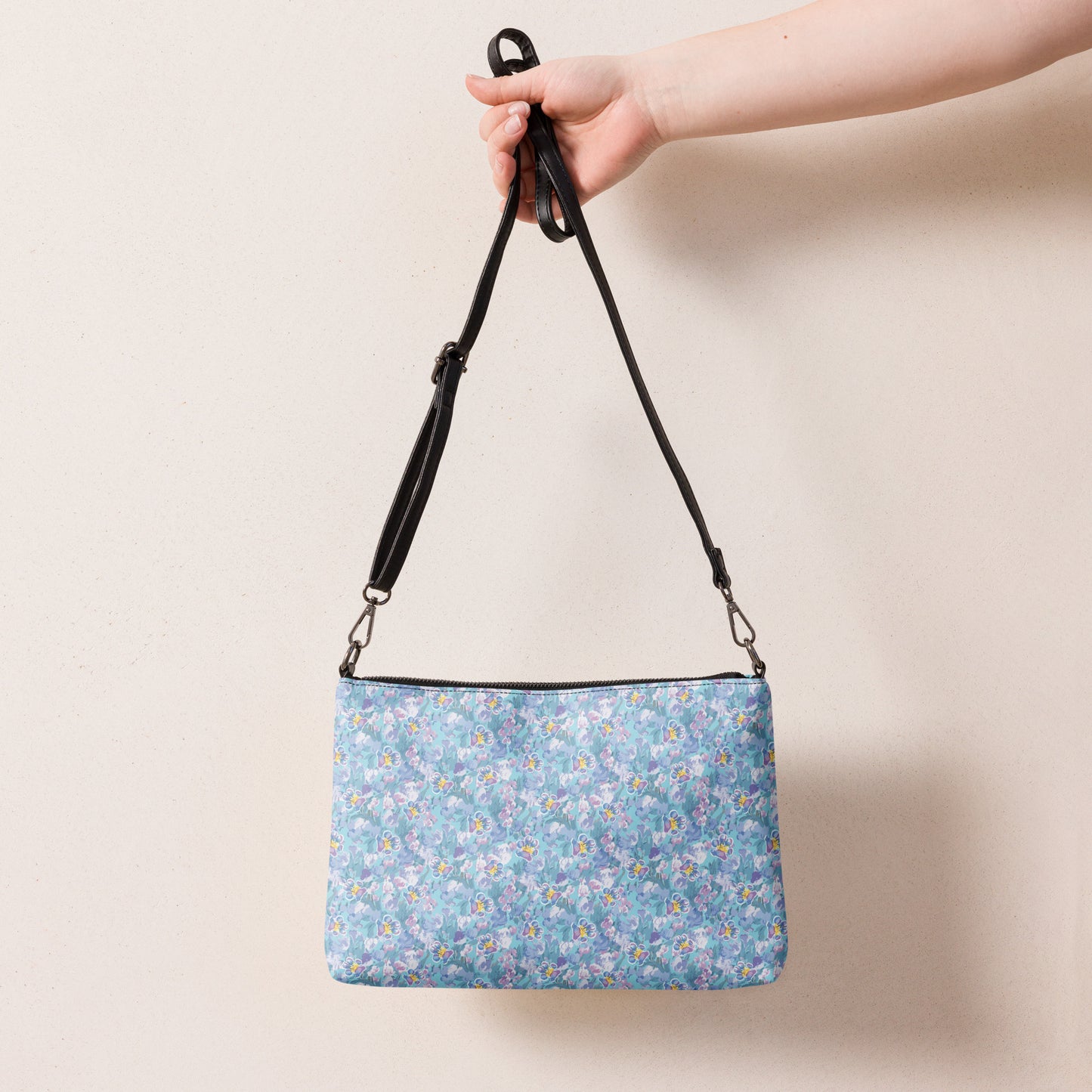 Floral Paw Crossbody Bag