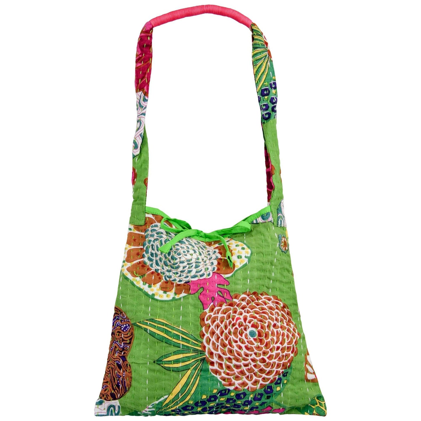 Hand Stitched Kantha Hobo Bag