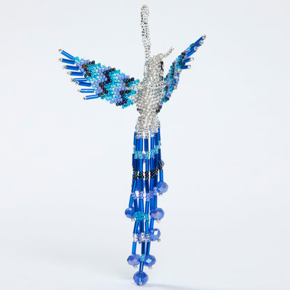Hand Beaded Guatemalan Hummingbird Ornament