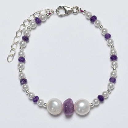 Message in a Bottle Birthstone Bracelet Gift