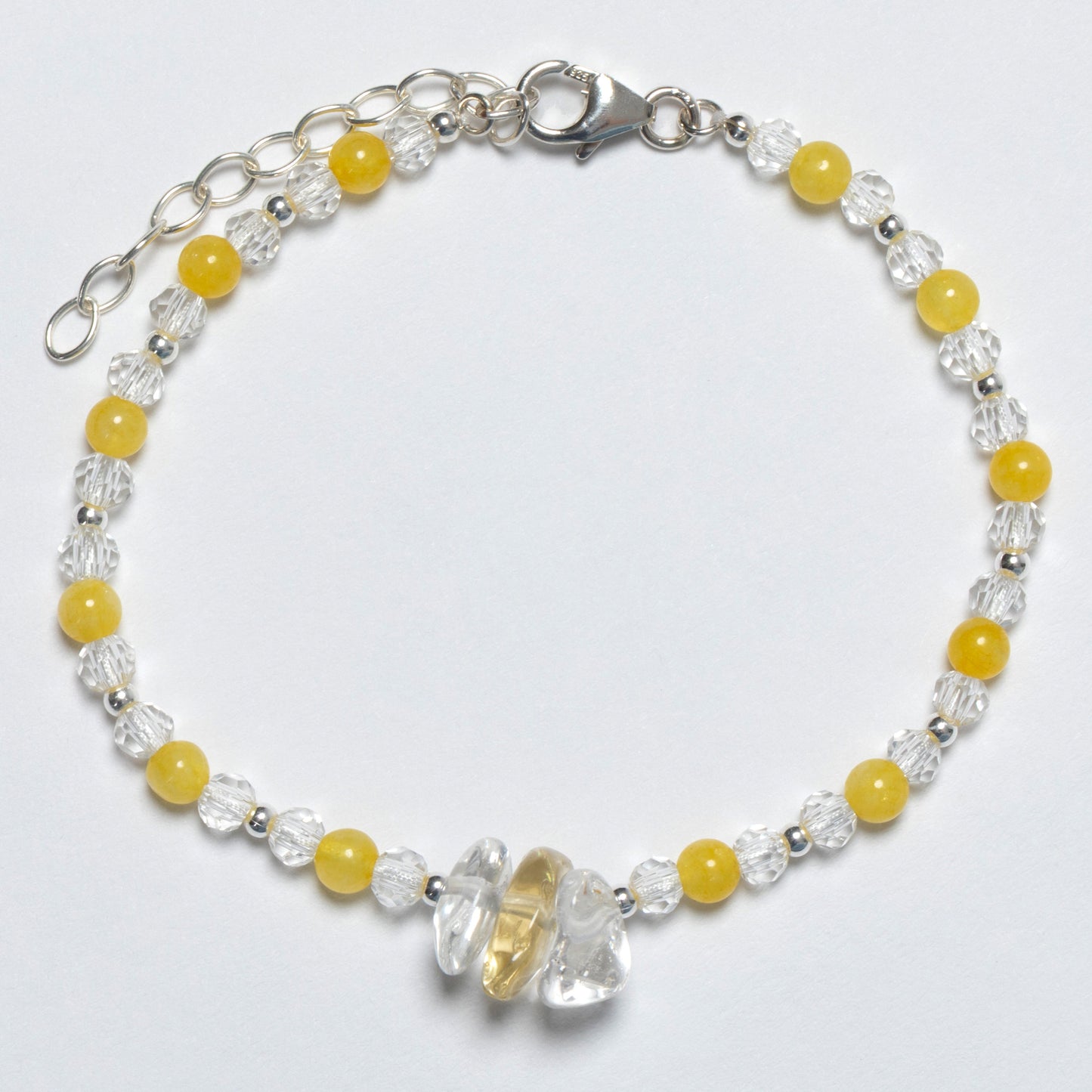 Message in a Bottle Birthstone Bracelet Gift