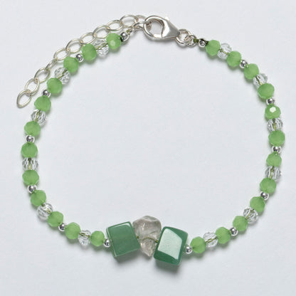 Message in a Bottle Birthstone Bracelet Gift