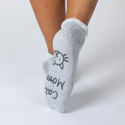 Dog Mom & Cat Mom Non-Slip Gripper Slipper Socks