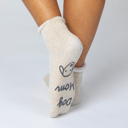 Dog Mom & Cat Mom Non-Slip Gripper Slipper Socks