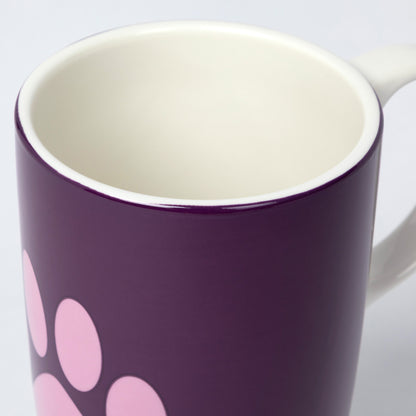 Paws & Prints Tall Ceramic Mug