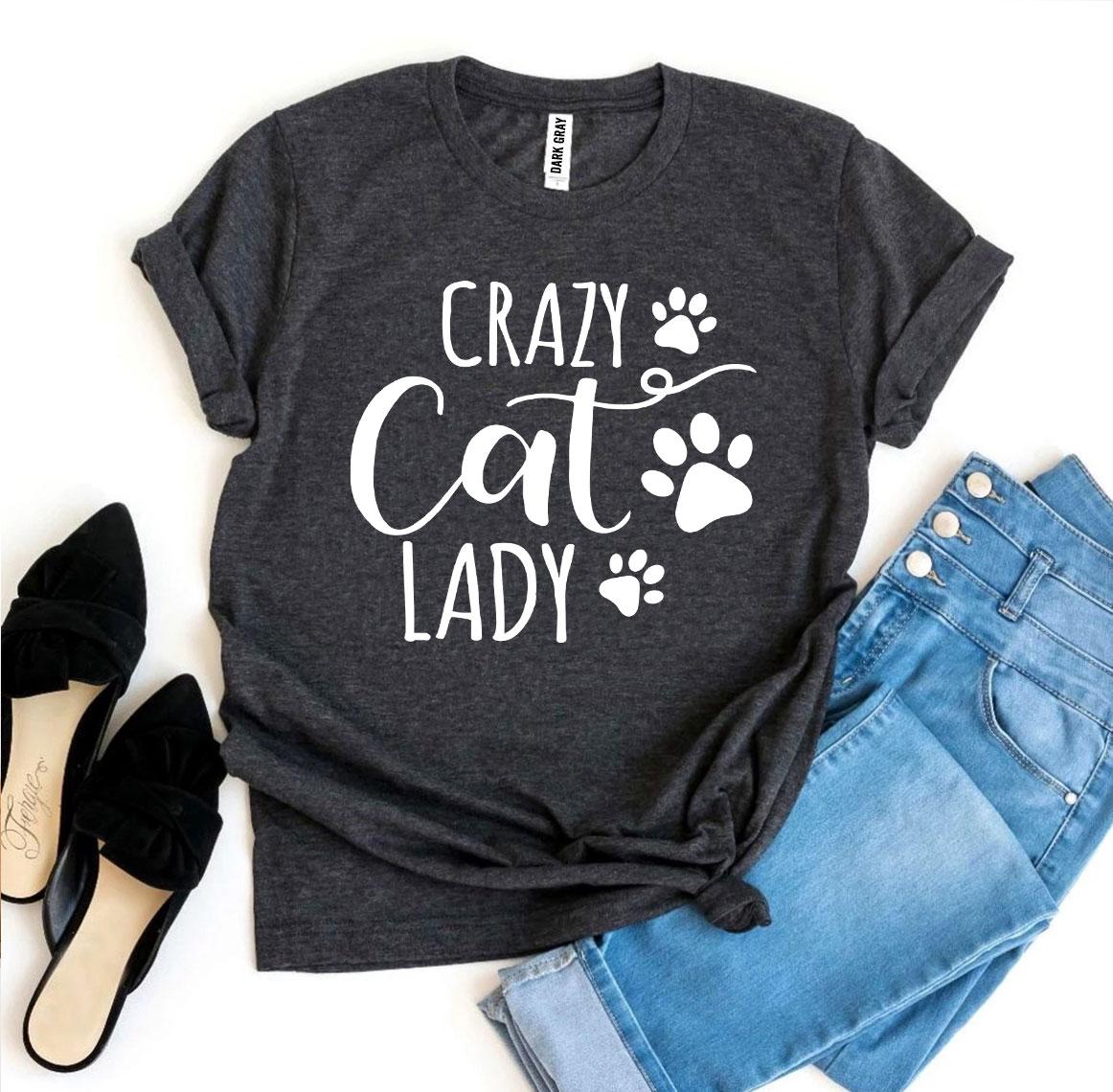 Crazy cat lady shirt best sale