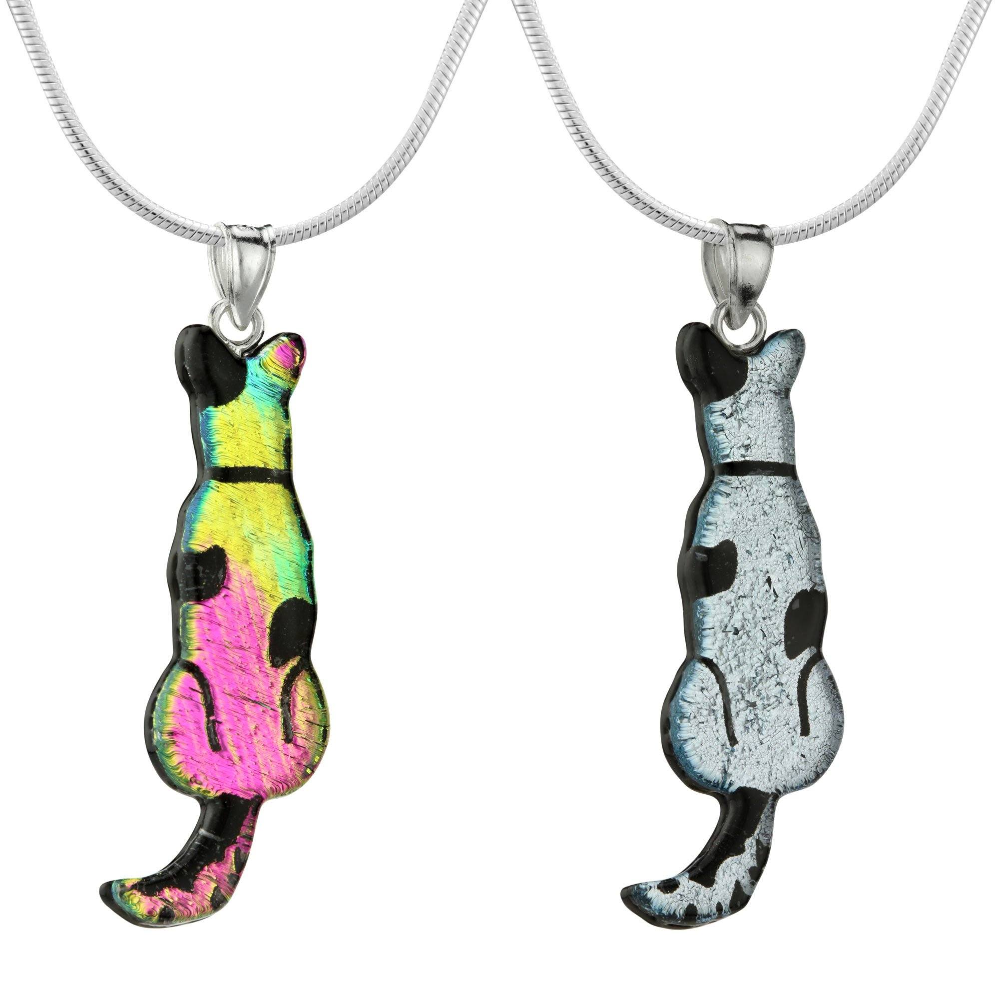 Pet silhouette necklace best sale