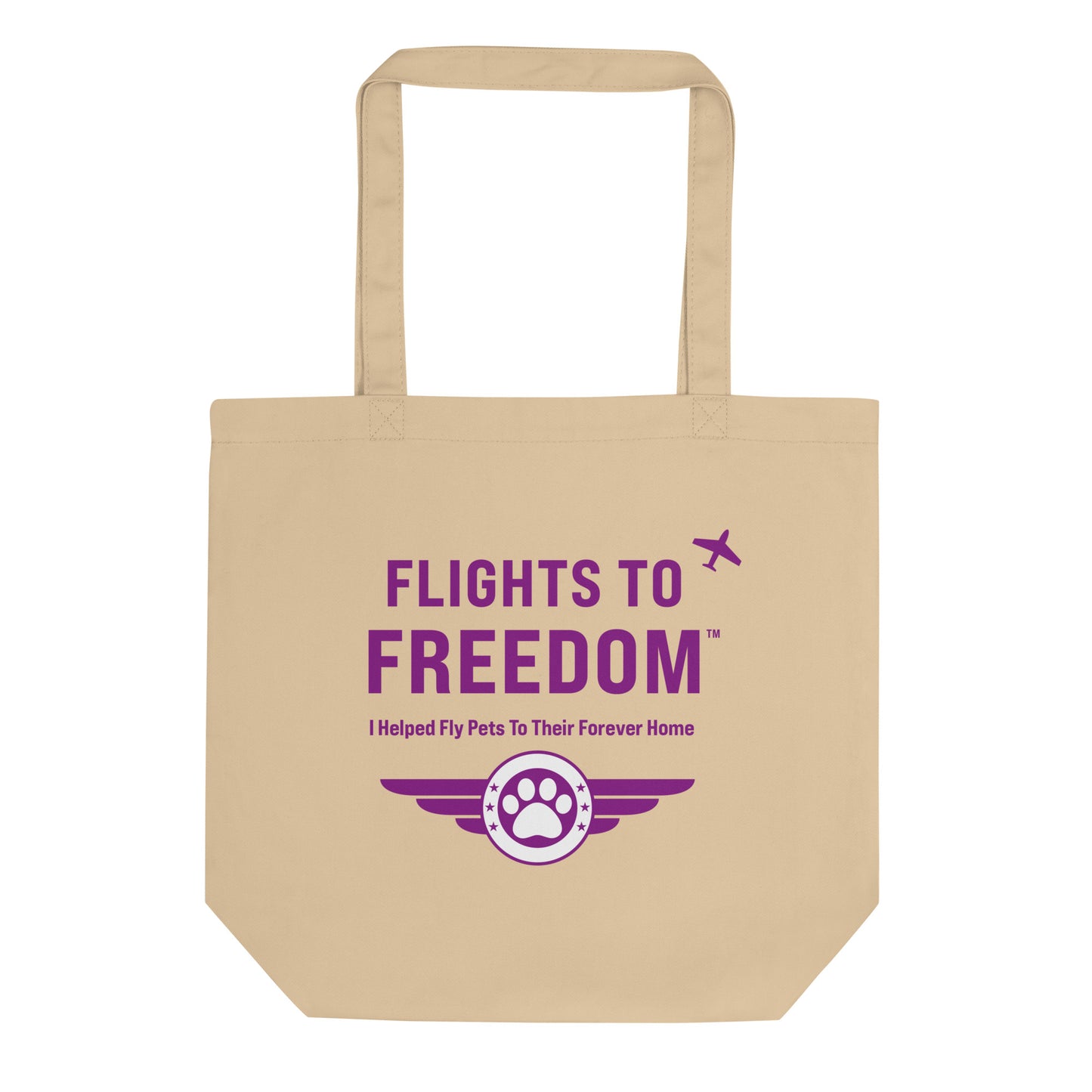 Flights to Freedom For Pets Eco Tote Bag