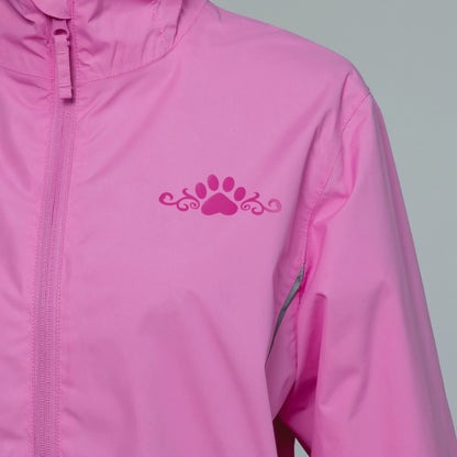 Magical Print Paw Print Rain Jacket