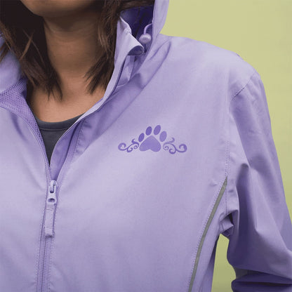 Magical Print Paw Print Rain Jacket