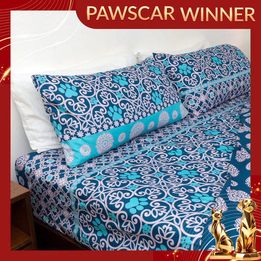 Perfectly Patterned Paws Sheet Set