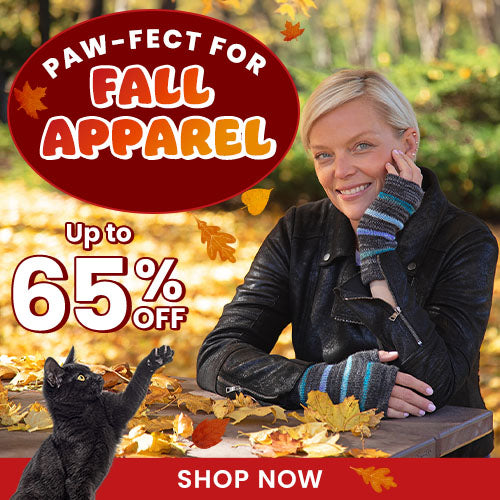 Find paw-fect fall apparel with up to 65% off cozy fingerless gloves and seasonal styles. Shop now to support shelter pets and more through The Animal Rescue Site and GreaterGood.