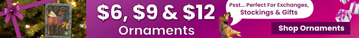 Deck the Walkways sale from The Animal Rescue Site and GreaterGood. Proceeds help support shelter pets and more. Features black metal dog and cat lantern stakes glowing warmly.