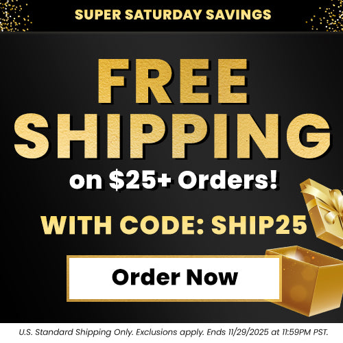 Free Shipping on orders over $25 with code SHIP25