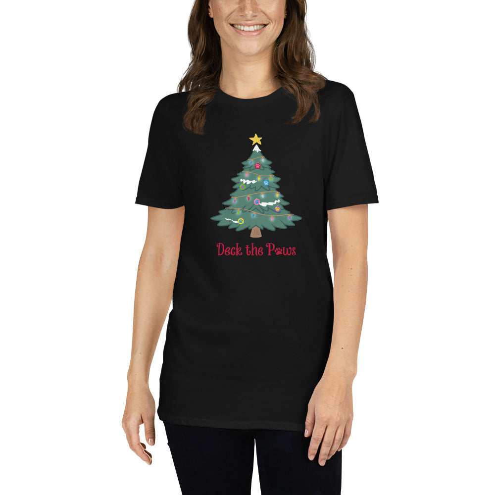 Deck The Paws Christmas Tree T-Shirt