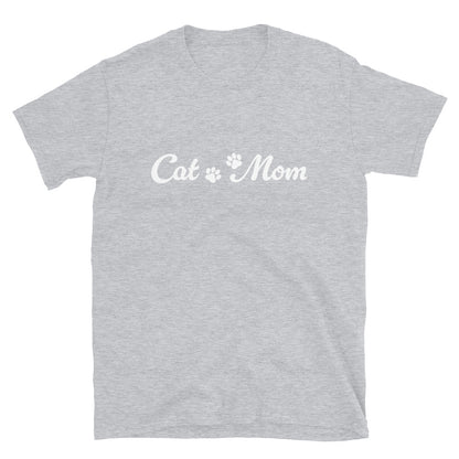 Paw Print Cat Mom T-Shirt