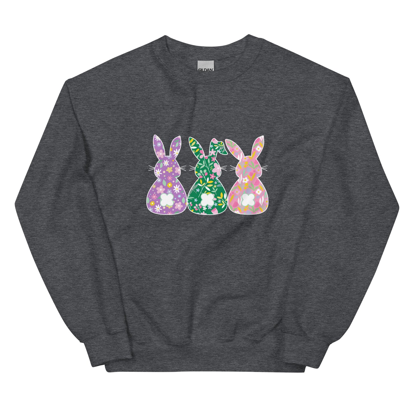 Whimsical Bunnies Crewneck Sweatshirt