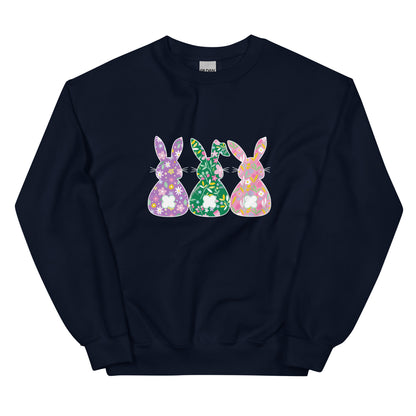 Whimsical Bunnies Crewneck Sweatshirt