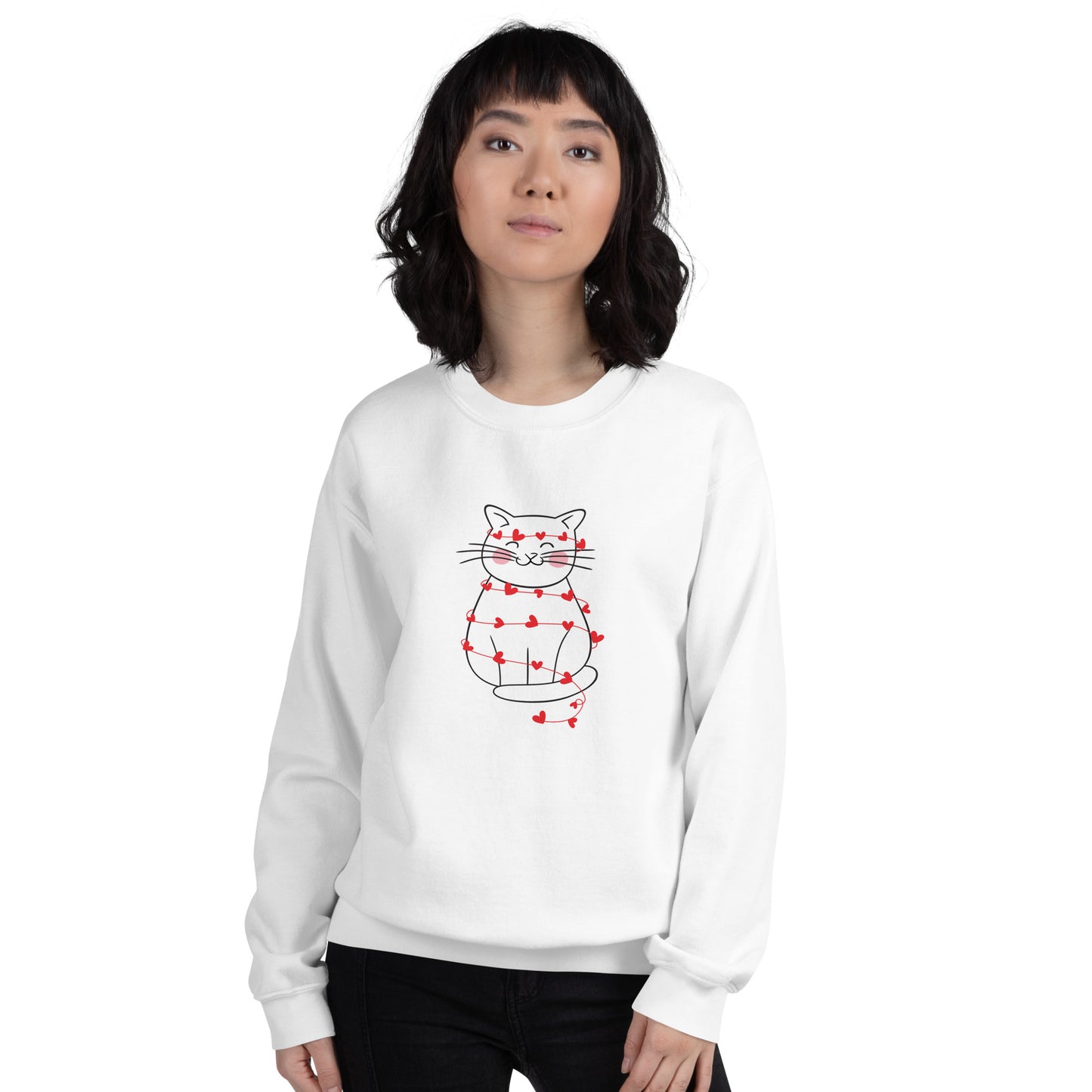 Wrapped in Love Kitty Crewneck Sweatshirt