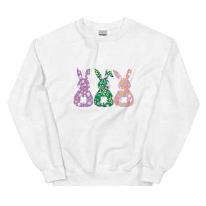 Whimsical Bunnies Crewneck Sweatshirt